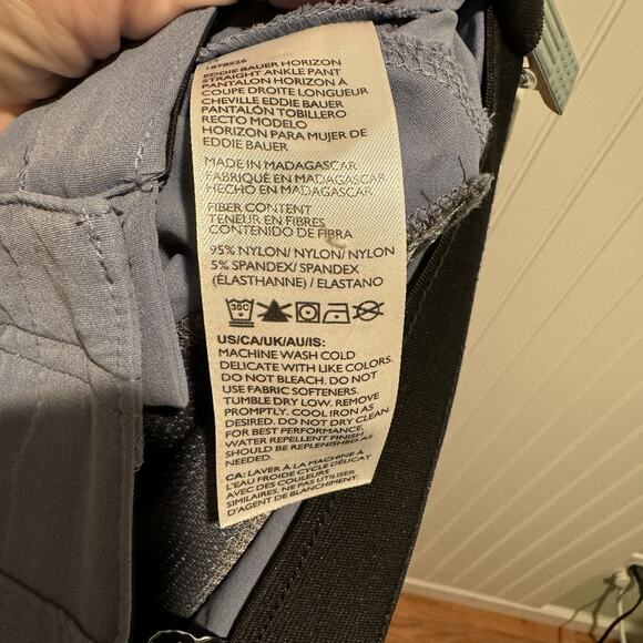 Eddie Bauer Blue Horizon Straight Ankle Pants Pull On Size 14 - Picture 6 of 6